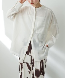 SENSE OF PLACE by URBAN RESEARCH | バンドカラーヨウリュウシアーシャツ(シャツ/ブラウス)