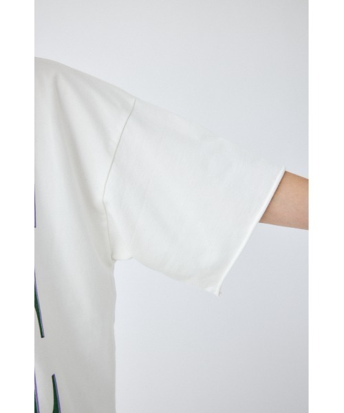 MOUSSY(マウジー)の「POOLSIDE LOOSE Tシャツ(Tシャツ/カットソー・レディース・ターコイズブルー/杢グレー/オフホワイト・FREE)」の13枚目の写真