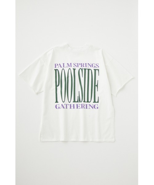 MOUSSY(マウジー)の「POOLSIDE LOOSE Tシャツ(Tシャツ/カットソー・レディース・ターコイズブルー/杢グレー/オフホワイト・FREE)」の16枚目の写真