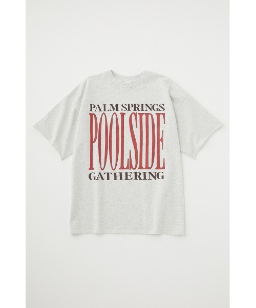 MOUSSY(マウジー)の「POOLSIDE LOOSE Tシャツ(Tシャツ/カットソー・レディース・ターコイズブルー/杢グレー/オフホワイト・FREE)」の17枚目の写真