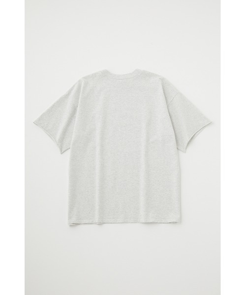 MOUSSY(マウジー)の「POOLSIDE LOOSE Tシャツ(Tシャツ/カットソー・レディース・ターコイズブルー/杢グレー/オフホワイト・FREE)」の6枚目の写真