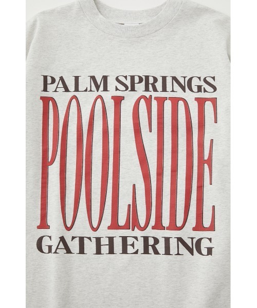 MOUSSY(マウジー)の「POOLSIDE LOOSE Tシャツ(Tシャツ/カットソー・レディース・ターコイズブルー/杢グレー/オフホワイト・FREE)」の21枚目の写真