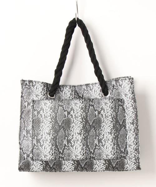 rosy monster ロゴハンドル トートバッグ rosy monster ロゴハンドル トートバッグ