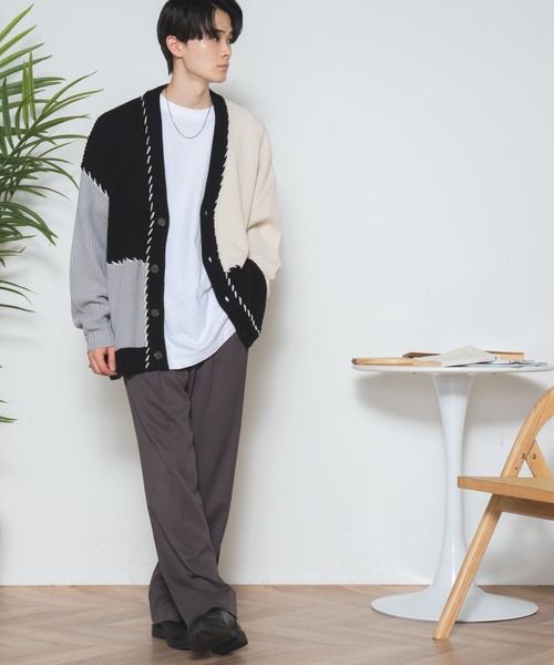 WEGO(ウィゴー)の「WEGO/ハンドステッチカラーブロックカーディガン(カーディガン/ボレロ・メンズ・その他1/その他2・MEDIUM/LARGE)」の21枚目の写真