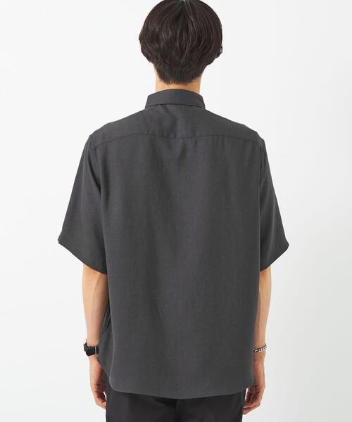 green label relaxing（グリーンレーベルリラクシング）の「トリアセドビー ジャストルーズ シャツ -防シワ-（シャツ/ブラウス・メンズ・ライトグレー/ダークグレー/ロイヤルブルー・L/M/XL/S）」の9枚目の写真