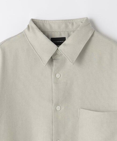 green label relaxing（グリーンレーベルリラクシング）の「トリアセドビー ジャストルーズ シャツ -防シワ-（シャツ/ブラウス・メンズ・ライトグレー/ダークグレー/ロイヤルブルー・L/M/XL/S）」の20枚目の写真