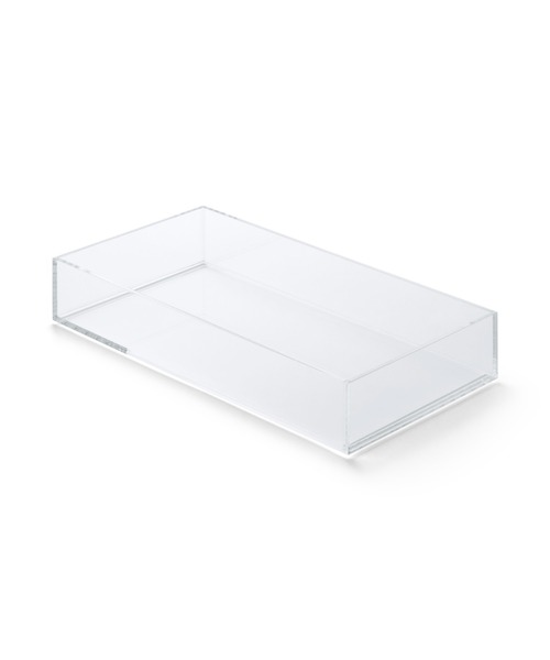 セール】重なるアクリルボックス・小 約幅25．2×奥行12．6×高