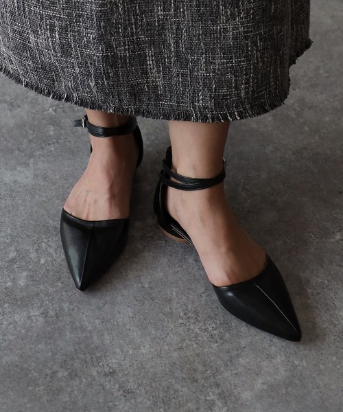 Riberry（リベリー）の「ポインテッド バックストラップパンプス（パンプス・レディース・ホワイト/ブラック/ブラウン・LARGE/MEDIUM）」の9枚目の写真