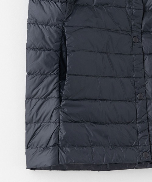 OUTDOOR PRODUCTS(アウトドアプロダクツ)の「【OUTDOOR PRODUCTS/アウトドアプロダクツ】インナーダウンベスト 洗濯可能 撥水 抗菌防臭 静電防止 防風 透湿機能 パッカブル仕様(ダウンベスト・レディース・ブラック/チャコールグレー・LARGE/MEDIUM)」の9枚目の写真