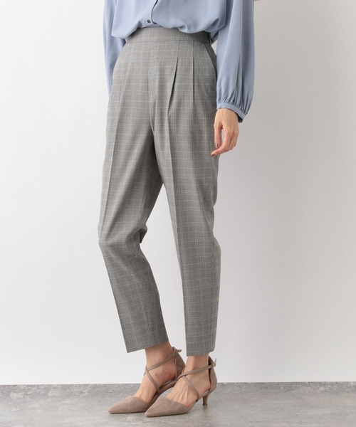 GLOBAL WORK（グローバルワーク）の「ウツクシルエットテーパード柄/704422（その他パンツ・レディース・ブラウン系その他/ブルー系その他6/ネイビー系/グレー系その他・X-SMALL/XX-LARGE/SMALL/MEDIUM/X-LARGE/LARGE）」の8枚目の写真