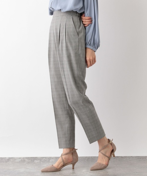 GLOBAL WORK（グローバルワーク）の「ウツクシルエットテーパード柄/704422（その他パンツ・レディース・ブラウン系その他/ブルー系その他6/ネイビー系/グレー系その他・X-SMALL/XX-LARGE/SMALL/MEDIUM/X-LARGE/LARGE）」の9枚目の写真