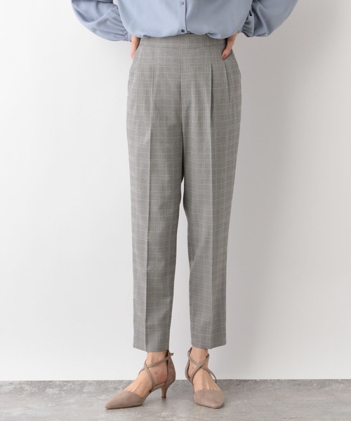 GLOBAL WORK（グローバルワーク）の「ウツクシルエットテーパード柄/704422（その他パンツ・レディース・ブラウン系その他/ブルー系その他6/ネイビー系/グレー系その他・X-SMALL/XX-LARGE/SMALL/MEDIUM/X-LARGE/LARGE）」の10枚目の写真