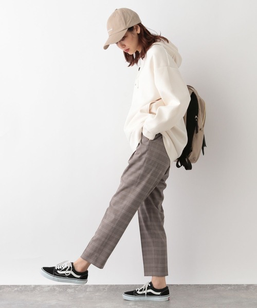 GLOBAL WORK（グローバルワーク）の「ウツクシルエットテーパード柄/704422（その他パンツ・レディース・ブラウン系その他/ブルー系その他6/ネイビー系/グレー系その他・X-SMALL/XX-LARGE/SMALL/MEDIUM/X-LARGE/LARGE）」の12枚目の写真