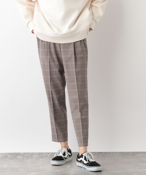 GLOBAL WORK（グローバルワーク）の「ウツクシルエットテーパード柄/704422（その他パンツ・レディース・ブラウン系その他/ブルー系その他6/ネイビー系/グレー系その他・X-SMALL/XX-LARGE/SMALL/MEDIUM/X-LARGE/LARGE）」の13枚目の写真