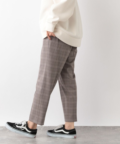 GLOBAL WORK（グローバルワーク）の「ウツクシルエットテーパード柄/704422（その他パンツ・レディース・ブラウン系その他/ブルー系その他6/ネイビー系/グレー系その他・X-SMALL/XX-LARGE/SMALL/MEDIUM/X-LARGE/LARGE）」の14枚目の写真