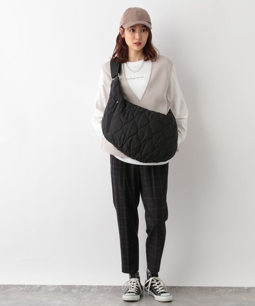 GLOBAL WORK（グローバルワーク）の「ウツクシルエットテーパード柄/704422（その他パンツ・レディース・ブラウン系その他/ブルー系その他6/ネイビー系/グレー系その他・X-SMALL/XX-LARGE/SMALL/MEDIUM/X-LARGE/LARGE）」の16枚目の写真