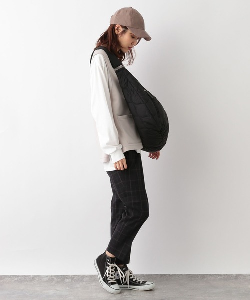 GLOBAL WORK（グローバルワーク）の「ウツクシルエットテーパード柄/704422（その他パンツ・レディース・ブラウン系その他/ブルー系その他6/ネイビー系/グレー系その他・X-SMALL/XX-LARGE/SMALL/MEDIUM/X-LARGE/LARGE）」の18枚目の写真