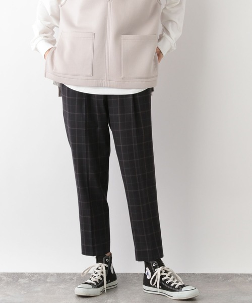 GLOBAL WORK（グローバルワーク）の「ウツクシルエットテーパード柄/704422（その他パンツ・レディース・ブラウン系その他/ブルー系その他6/ネイビー系/グレー系その他・X-SMALL/XX-LARGE/SMALL/MEDIUM/X-LARGE/LARGE）」の20枚目の写真