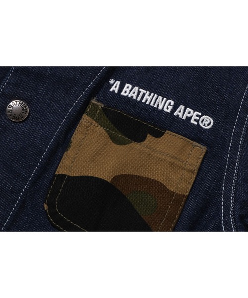 1ST CAMO POCKET DENIM COVERALL JACKET K