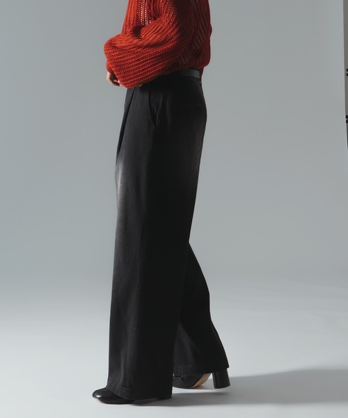 epnok(エプノック)の「ワイドストレートブラストデニムパンツ(デニムパンツ・メンズ・ブラック/インディゴブルー/ブルー系その他・LARGE/SMALL/MEDIUM)」の5枚目の写真