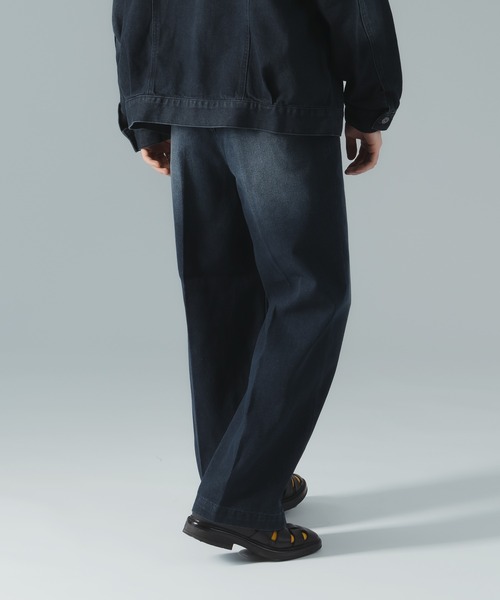 epnok(エプノック)の「ワイドストレートブラストデニムパンツ(デニムパンツ・メンズ・ブラック/インディゴブルー/ブルー系その他・LARGE/SMALL/MEDIUM)」の15枚目の写真