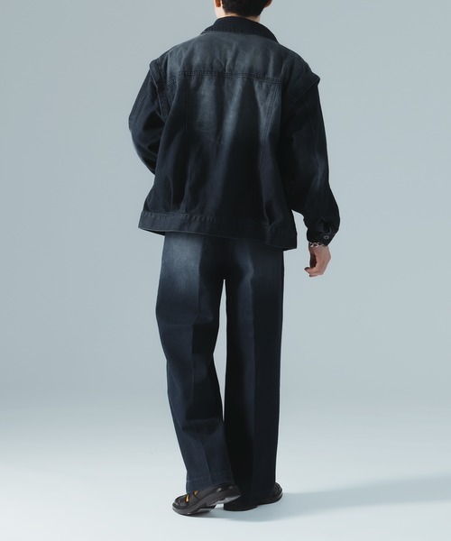 epnok(エプノック)の「ワイドストレートブラストデニムパンツ(デニムパンツ・メンズ・ブラック/インディゴブルー/ブルー系その他・LARGE/SMALL/MEDIUM)」の19枚目の写真