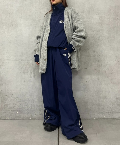 WHO'S WHO gallery(フーズフーギャラリー)の「《WEB限定》【KOOKY'N/クーキー】アルパカ混モヘアライクカーディガン(カーディガン/ボレロ・レディース・アイボリー/ネイビー/サックスブルー/ブラウン/マスタード/グレー/ブラック・FREE)」の9枚目の写真