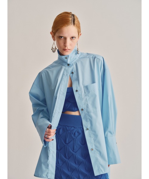 led.tokyo（レッドトウキョウ）の「【led.tokyo】WAVE KNIT BUSTIER（Tシャツ/カットソー・レディース・ブラック/ブルー・FREE）」の10枚目の写真