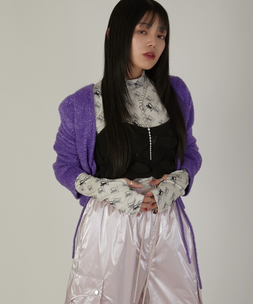 led.tokyo（レッドトウキョウ）の「【led.tokyo】WAVE KNIT BUSTIER（Tシャツ/カットソー・レディース・ブラック/ブルー・FREE）」の20枚目の写真