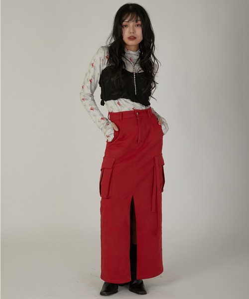 led.tokyo（レッドトウキョウ）の「【led.tokyo】WAVE KNIT BUSTIER（Tシャツ/カットソー・レディース・ブラック/ブルー・FREE）」の17枚目の写真