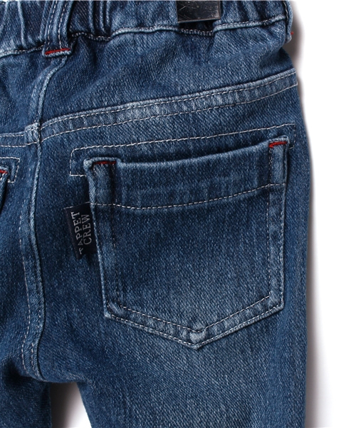 Tappet（タペット）の「デニムニットスキニーパンツ（デニムパンツ・キッズ・ネイビー・120/130/140/90/110/80/100/150）」の6枚目の写真