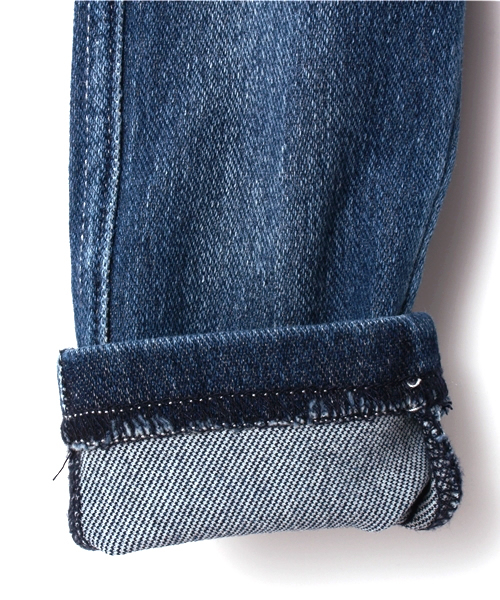 Tappet（タペット）の「デニムニットスキニーパンツ（デニムパンツ・キッズ・ネイビー・120/130/140/90/110/80/100/150）」の8枚目の写真