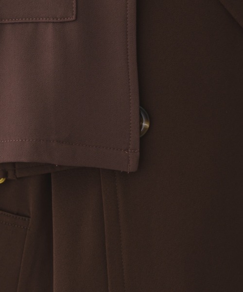 KATHARINE ROSS(キャサリンロス)の「【KATHARINE ROSS】3WAYジレトレンチコート(トレンチコート・レディース・ブラック/ブラウン・MEDIUM)」の8枚目の写真