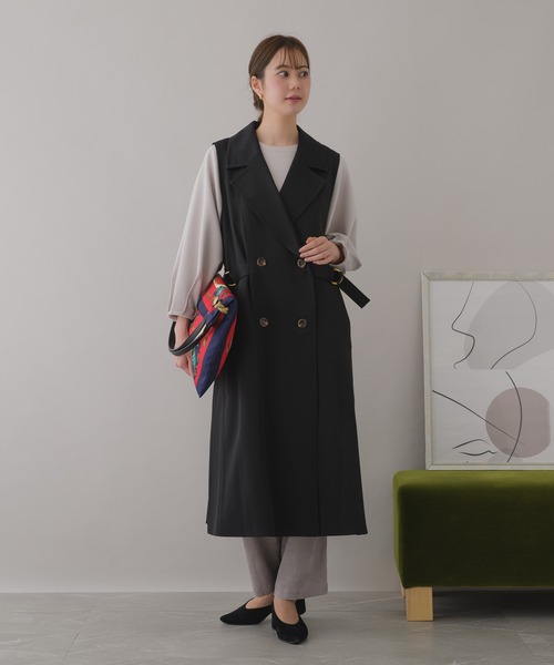 KATHARINE ROSS(キャサリンロス)の「【KATHARINE ROSS】3WAYジレトレンチコート(トレンチコート・レディース・ブラック/ブラウン・MEDIUM)」の17枚目の写真