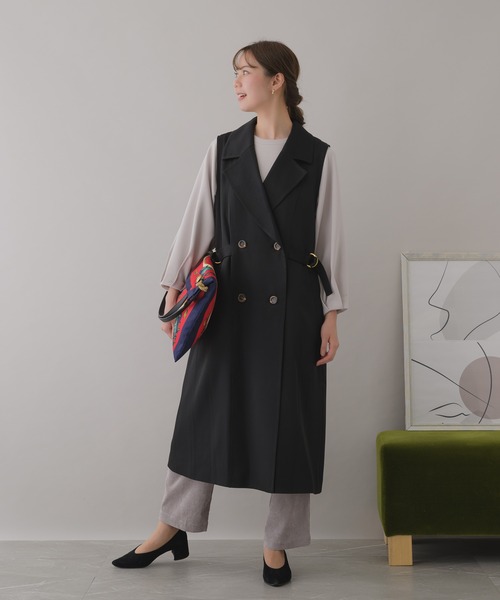 KATHARINE ROSS(キャサリンロス)の「【KATHARINE ROSS】3WAYジレトレンチコート(トレンチコート・レディース・ブラック/ブラウン・MEDIUM)」の18枚目の写真