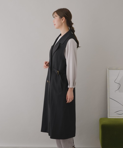 KATHARINE ROSS(キャサリンロス)の「【KATHARINE ROSS】3WAYジレトレンチコート(トレンチコート・レディース・ブラック/ブラウン・MEDIUM)」の22枚目の写真