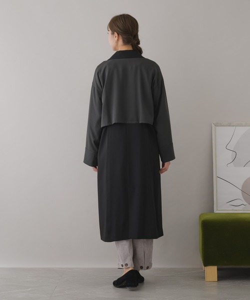 KATHARINE ROSS(キャサリンロス)の「【KATHARINE ROSS】3WAYジレトレンチコート(トレンチコート・レディース・ブラック/ブラウン・MEDIUM)」の11枚目の写真