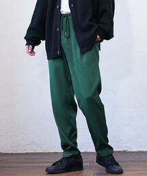 【MinoriTY】とろみ素材テーパードパンツ スラックス ルーズフィット メンズ