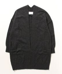 set : ウールカシミヤロングカーディガン