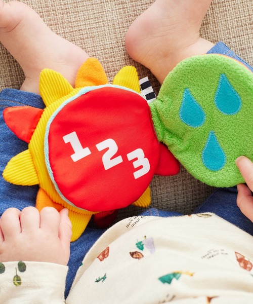 Sassy（サッシー）の「かしゃかしゃぬのえほん/オヒサマ（おもちゃ・キッズ・その他・ONE SIZE）」の4枚目の写真