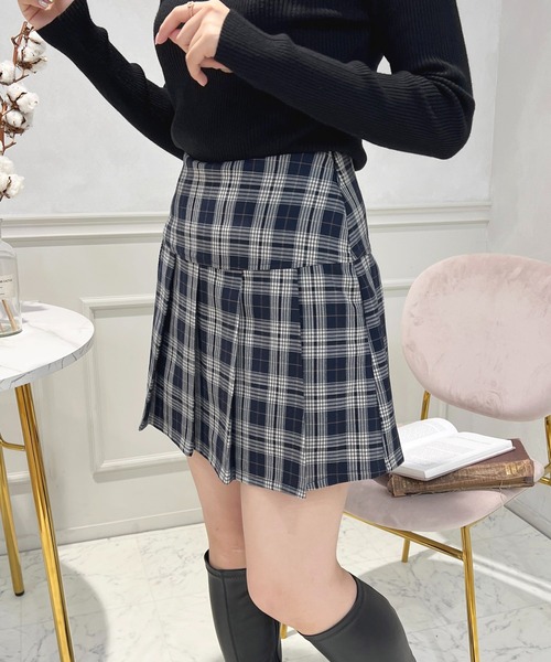 apres jour(アプレジュール)の「アソートハイウエストプリーツスカパン【ZOZOTOW限定アイテム】(スカート・レディース・ブラック/ブラウン系その他/ネイビー・X-LARGE/SMALL/MEDIUM)」の19枚目の写真