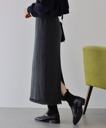 BLUEEAST | フリンジニットタイトスカート(スカート)