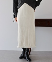 BLUEEAST | フリンジニットタイトスカート(スカート)