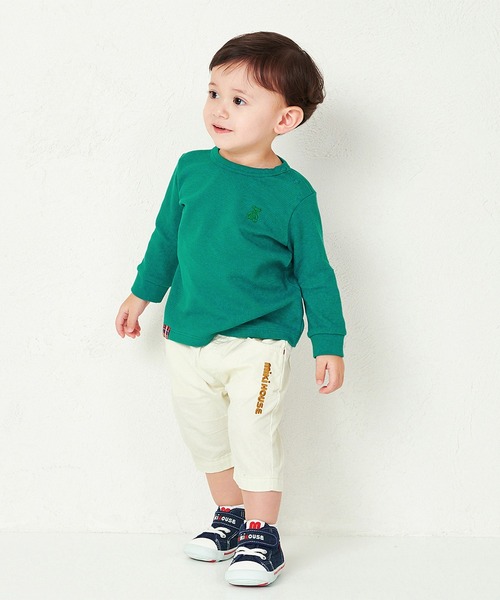 シルエットベア刺繍長袖Ｔシャツ（Tシャツ/カットソー）｜MIKI HOUSE（ミキハウス）