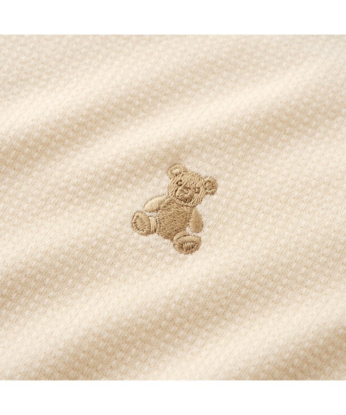 シルエットベア刺繍長袖Ｔシャツ（Tシャツ/カットソー）｜MIKI HOUSE（ミキハウス）