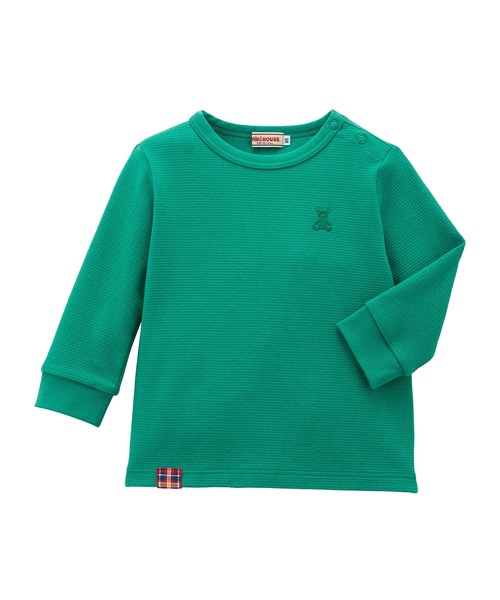 シルエットベア刺繍長袖Ｔシャツ（Tシャツ/カットソー）｜MIKI HOUSE（ミキハウス）