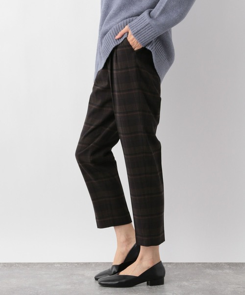 GLOBAL WORK(グローバルワーク)の「あったかウツクシルエットテーパード柄/967786(その他パンツ・レディース・ブラウン/グレー/ネイビー/ネイビー系・XX-LARGE/MEDIUM/X-SMALL/SMALL/X-LARGE/LARGE)」の20枚目の写真