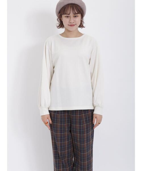 Samansa Mos2（サマンサ モスモス）の「起毛レースキャミ&スウェットセット（Tシャツ/カットソー・レディース・チャコールグレー/ベージュ/オフホワイト・F）」の22枚目の写真