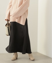 N.（N. Natural Beauty Basic） | 【S Size Line】◆ナローサテンスカート(スカート)