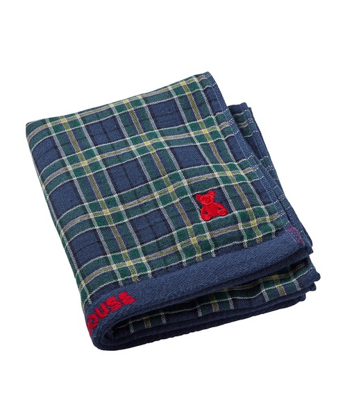 MIKI HOUSE（ミキハウス）の「【ふわはだたおる】フェイスタオル（ベビーギフト・キッズ・ネイビー/レッド・ONE SIZE）」の6枚目の写真